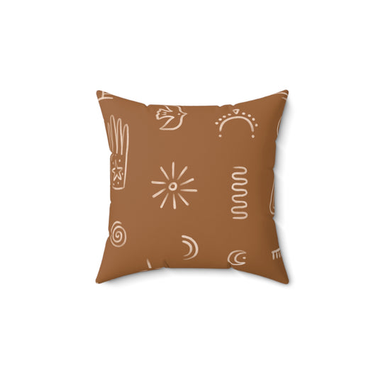 Desert Elements Polyester Square Pillow