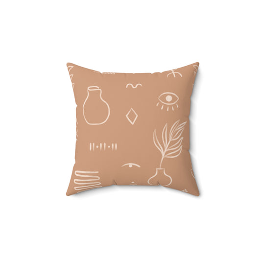 Desert Elements Polyester Square Pillow